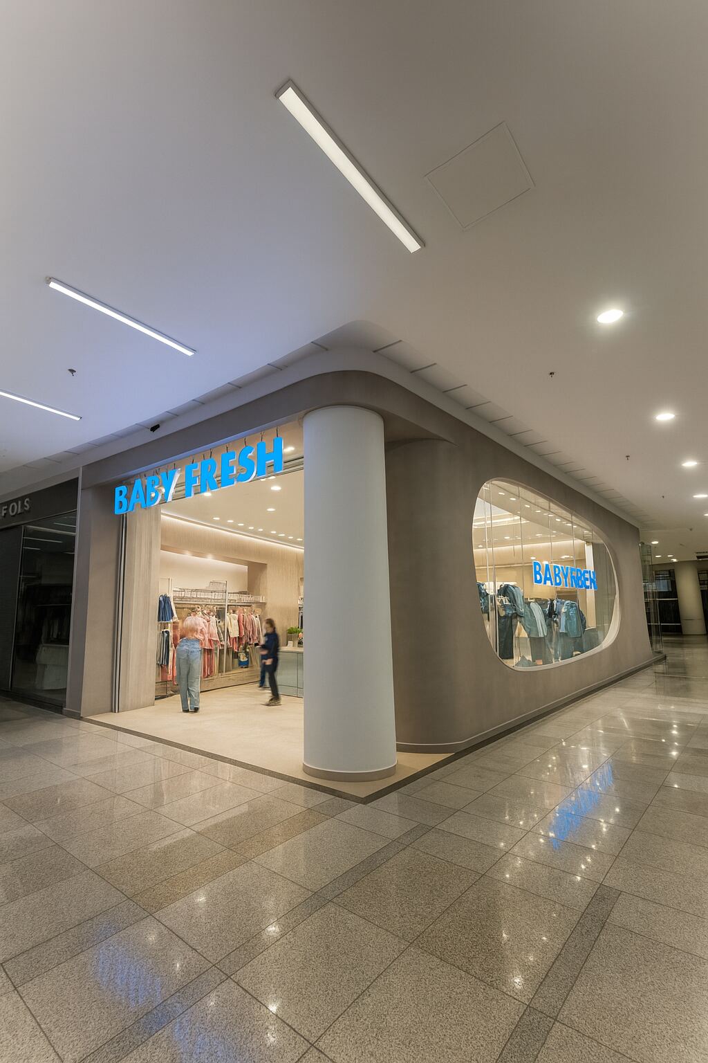 Espacio corporativo Crystal Babyfresh diseñado por SRAIC