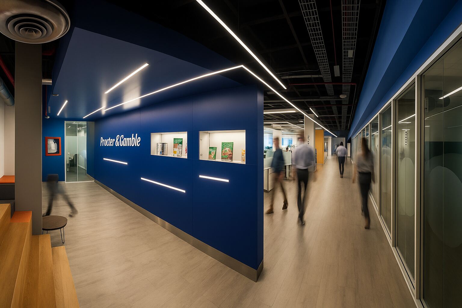 Diseño de espacio de producción Procter & Gamble por SRAIC
