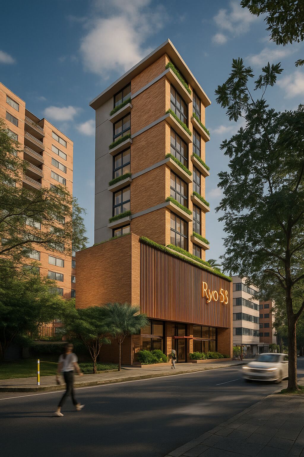 Diseño de espacio corporativo Ryo 53 por SRAIC