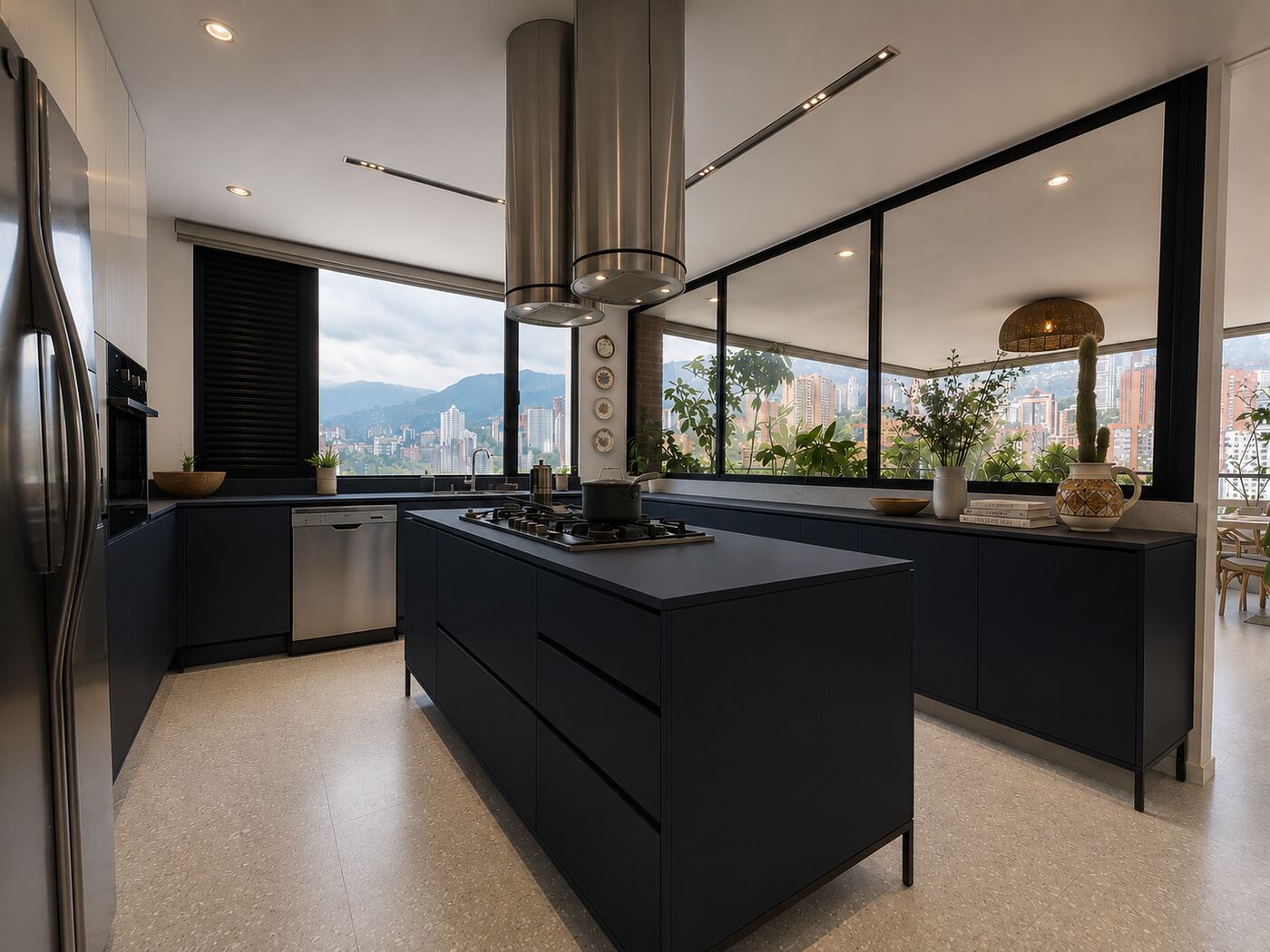 Renovación de cocina, apartamento en Los Balsos, Medellín