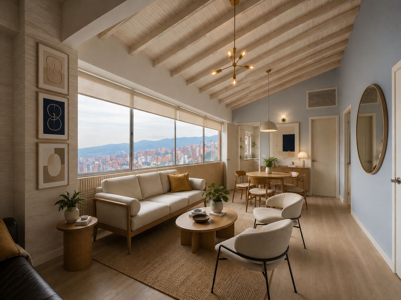 Renovación de salón, apartamento en Las Palmas, Medellín