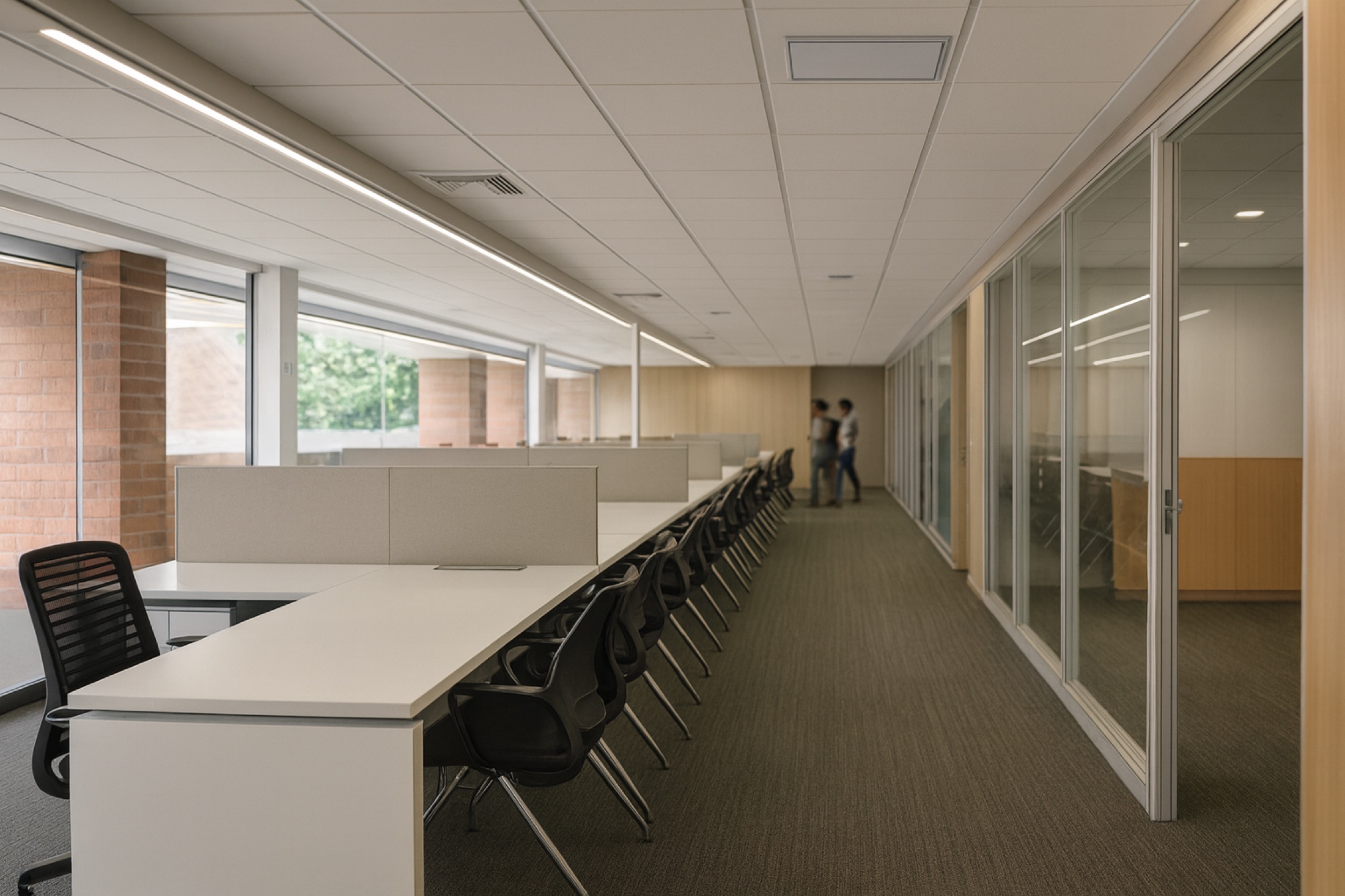 Diseño interior corporativo de Bancolombia