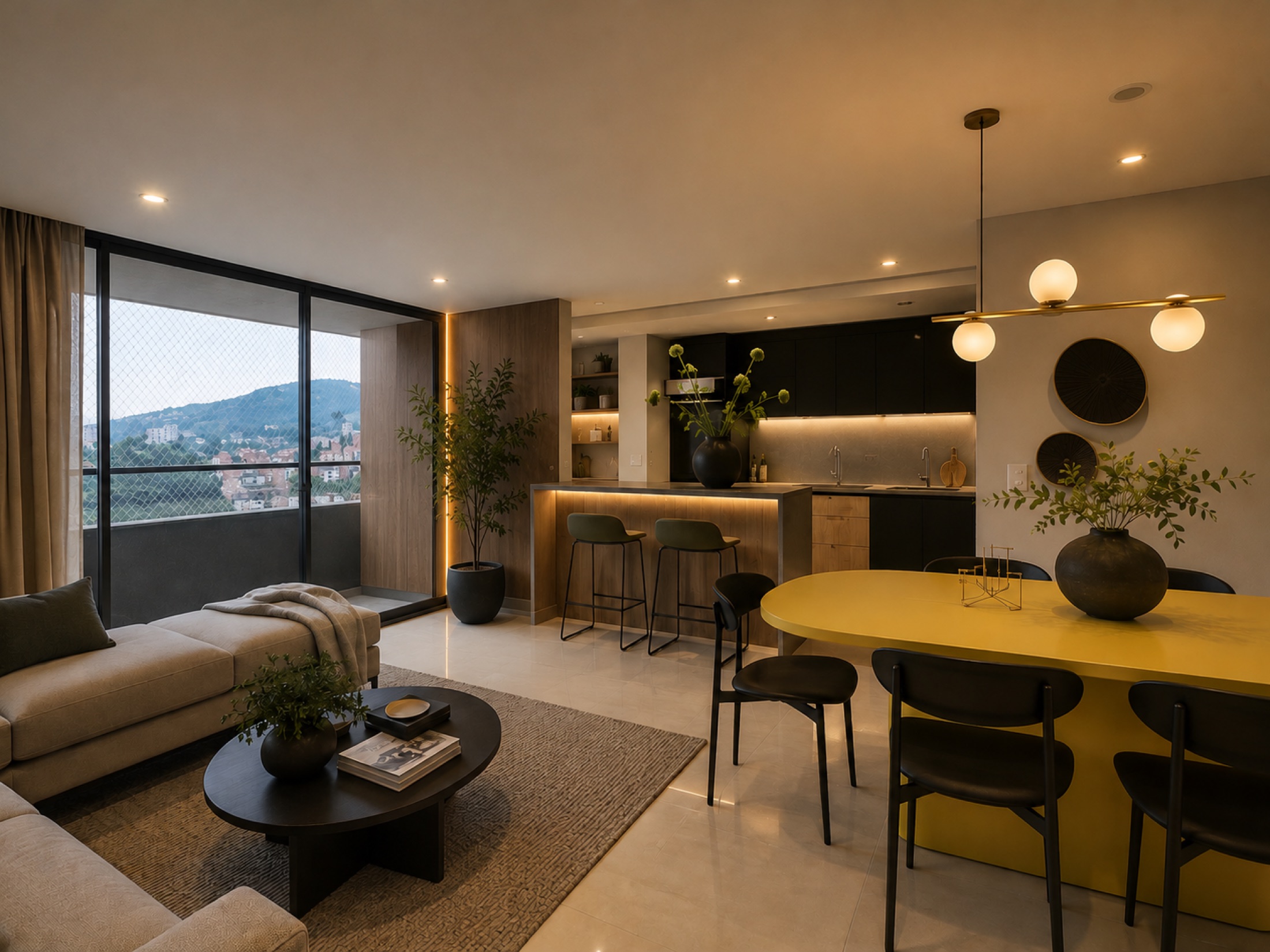 Área social ajustada · Cumbres, Medellín